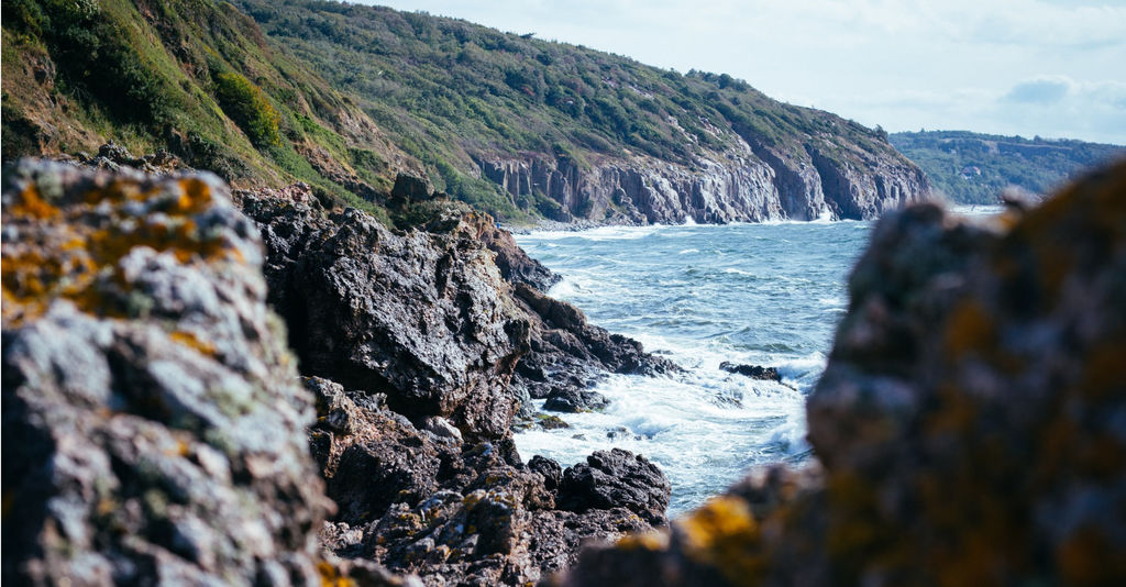 wybrzeże na wyspie Bornholm