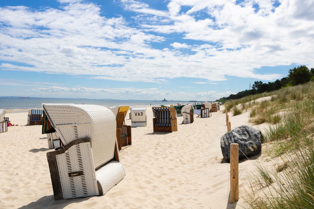 kosze na plaży